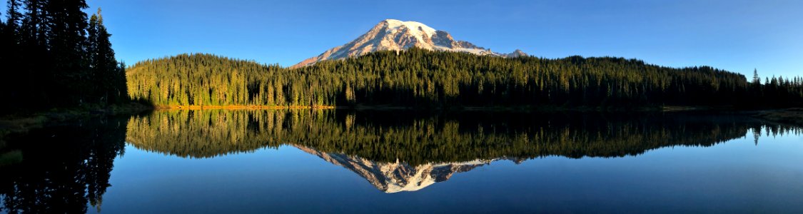 Reflection Lake at Mt. Rainier NP in WA
