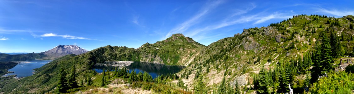 Spirit Lake and St. Helens Lake in WA