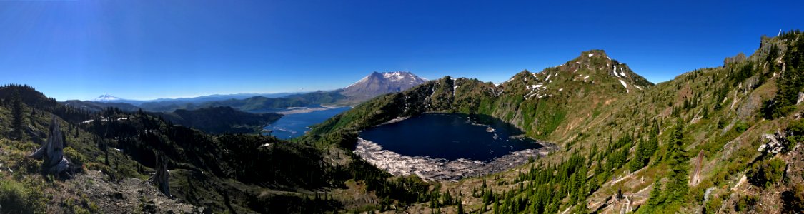 Spirit Lake and St. Helens Lake in WA