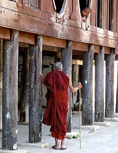 Buddhist exterior monk photo
