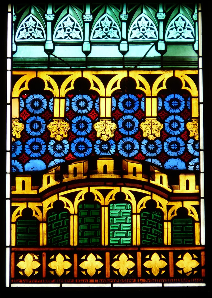 Historically cathedral stained glass
