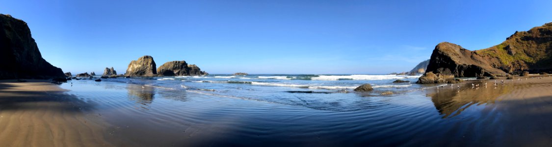 Ecola Point at Pacific Coast in OR photo