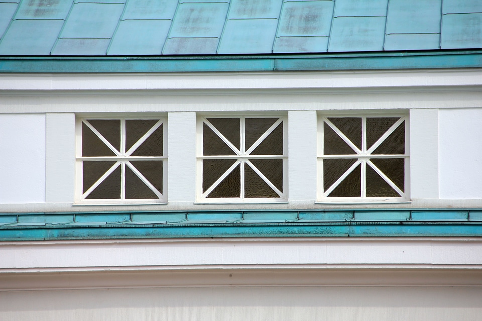 Window blue architecture