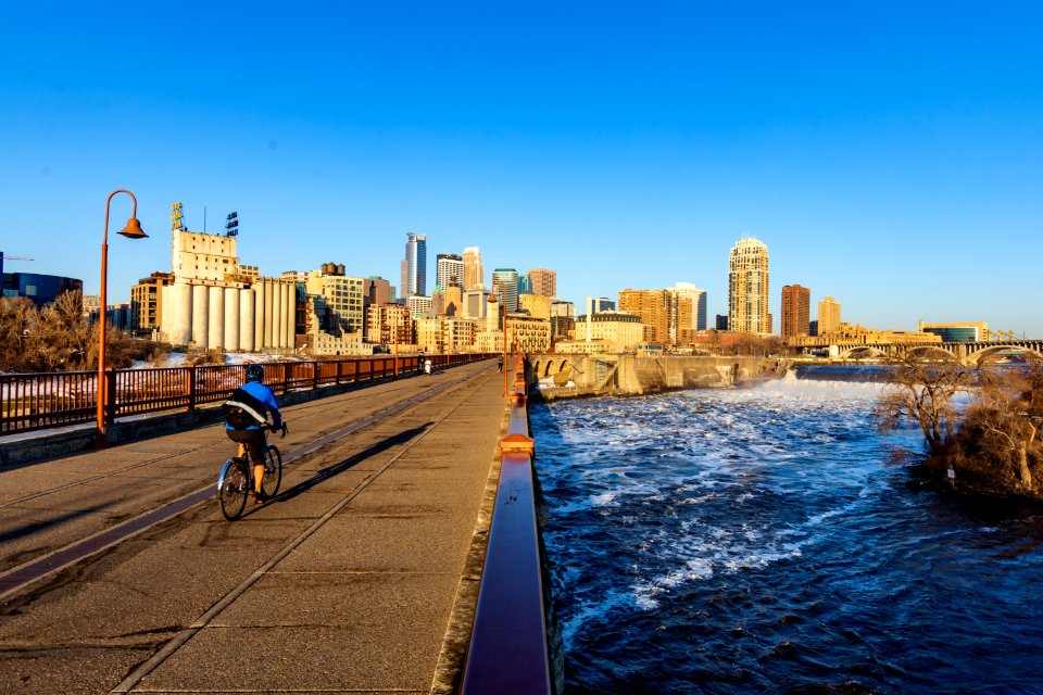 Minneapolis Skyline from Stone Arch Bridge