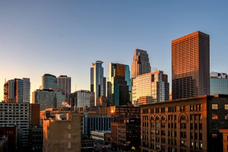 Crisp March Morning in Downtown Minneapolis