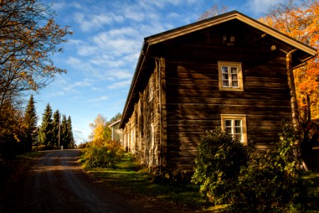 Portaan kylä, Härkätie, Finland photo
