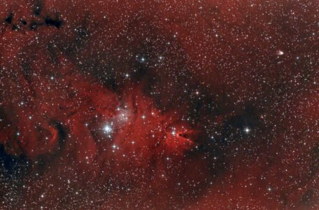 Cone Nebula, Hubble's Variable Nebula, LDN 1613 & 1610