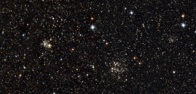 NGC 654, NGC 663, NGC659 Mosaic