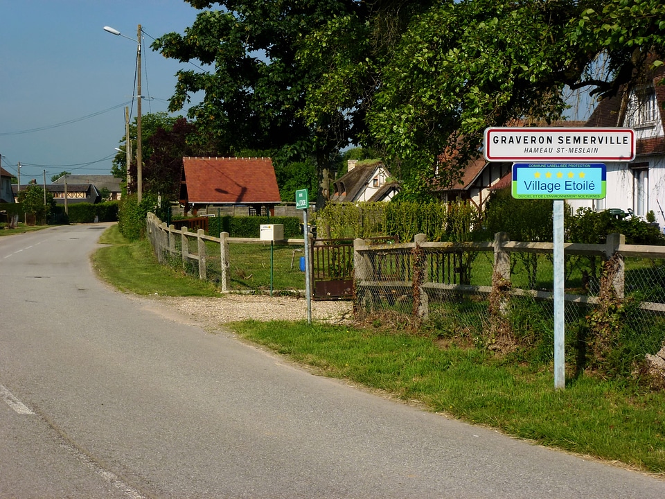 Road fence sign