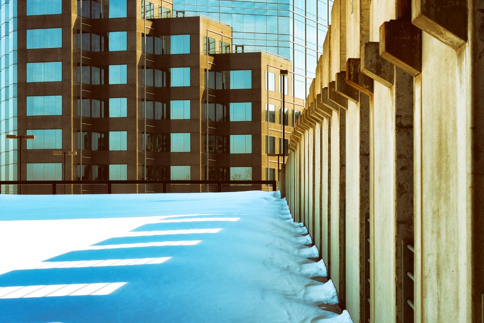 Snowy Parking Ramp