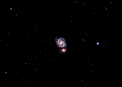 M51 (Whirlpool Galaxy) in LRBG