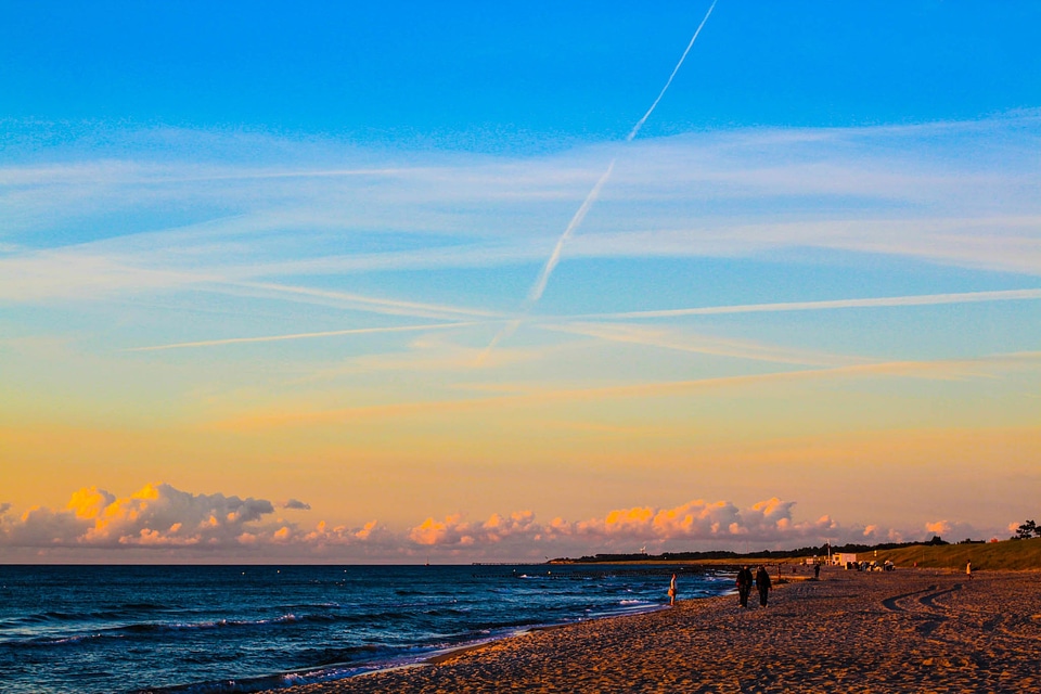 Clouds sky blue