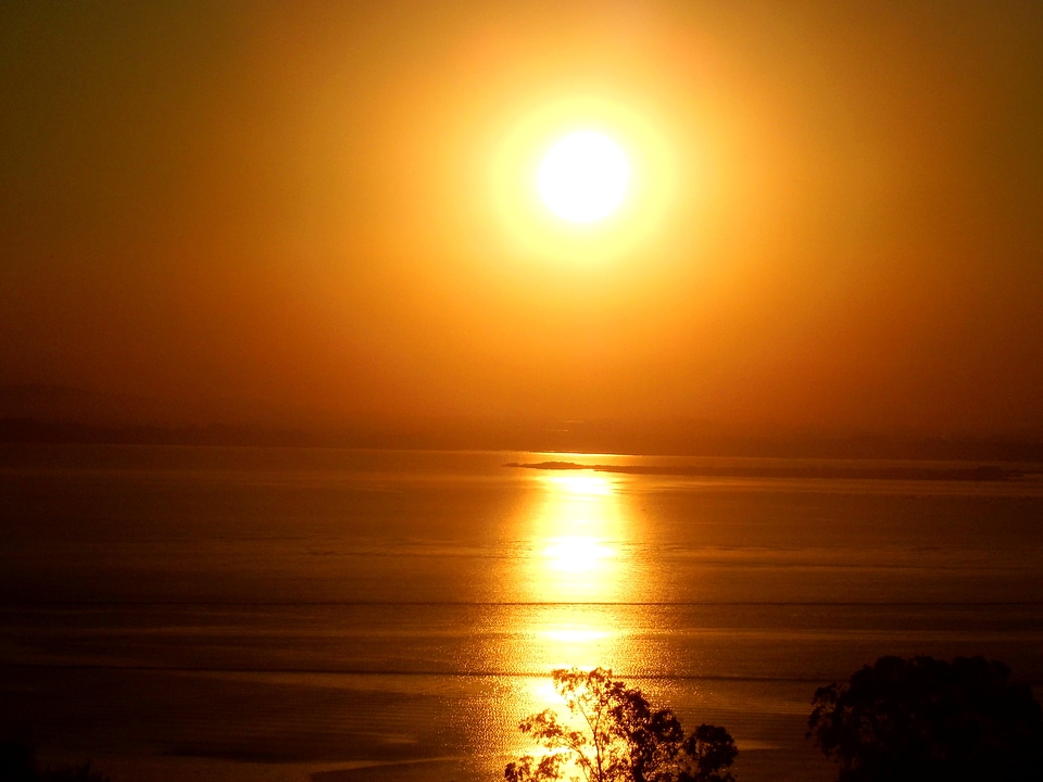Rio afternoon sunset