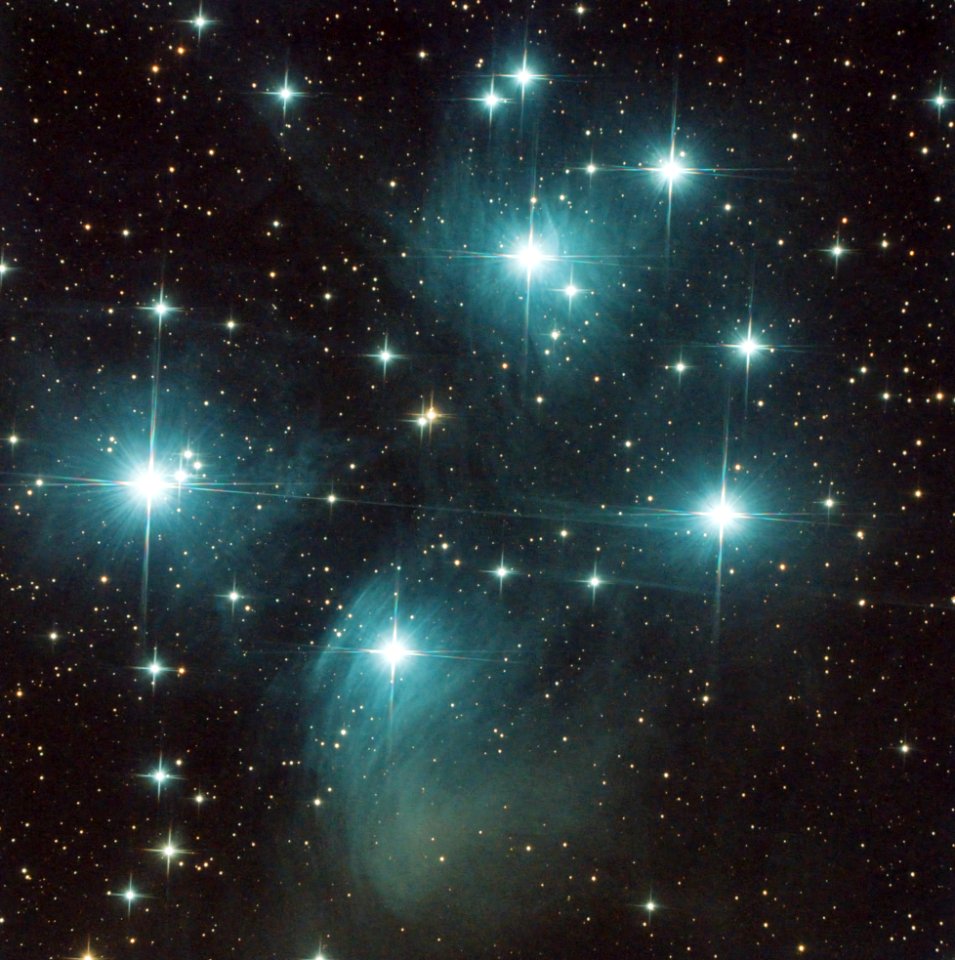 The Pleaides (Messier 45)
