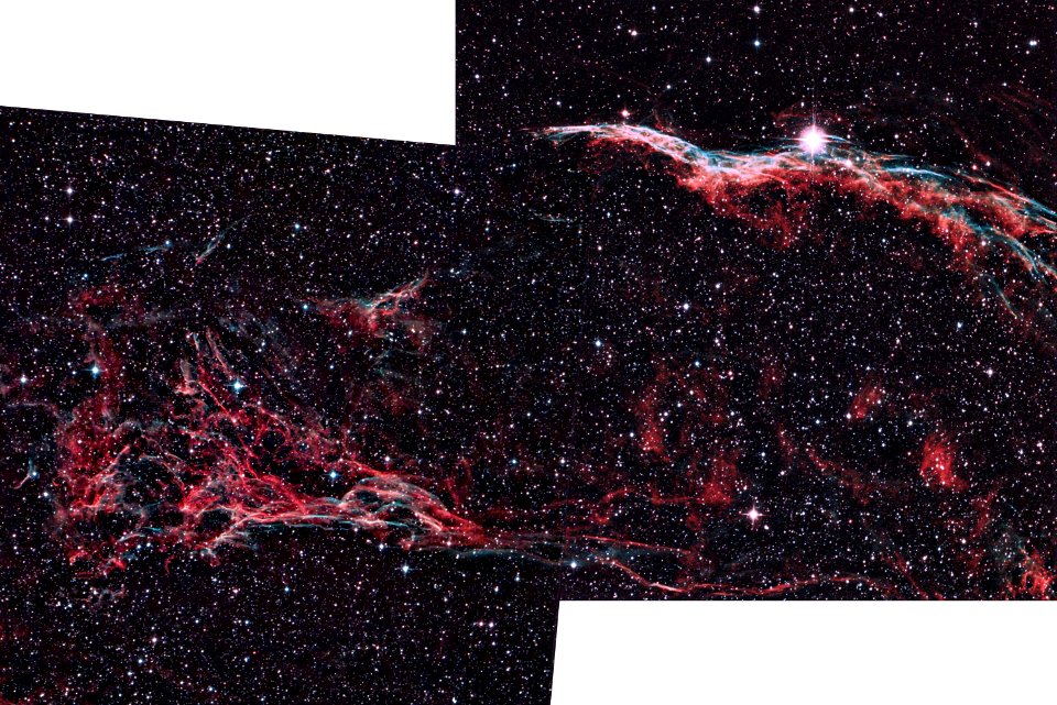 Pickering's Triangle and the Western Veil Mosaic