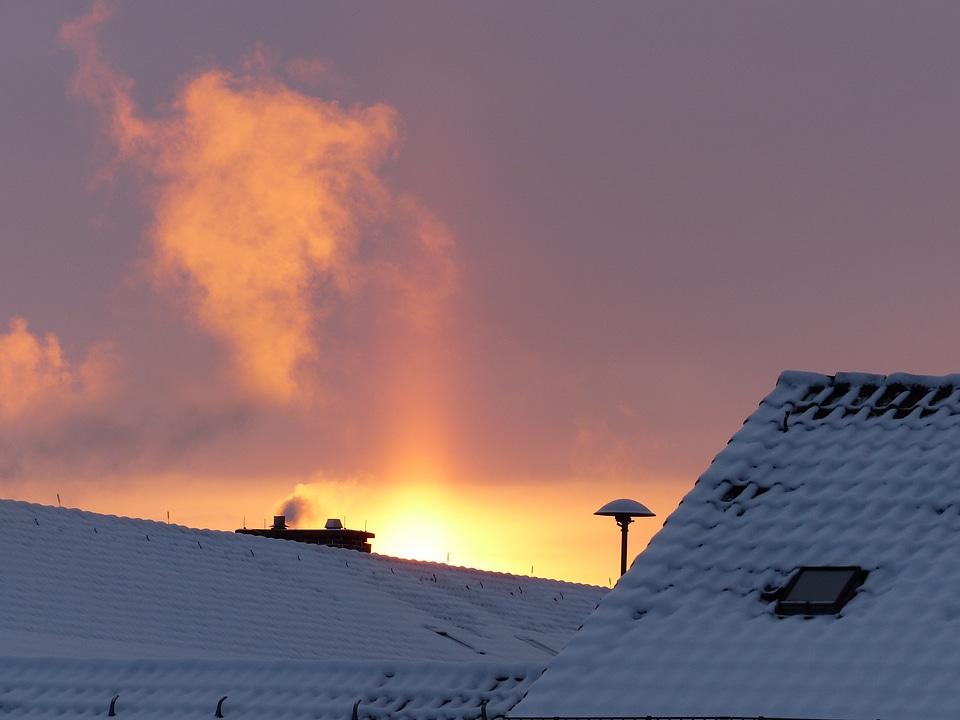 Winter heat sunbeam