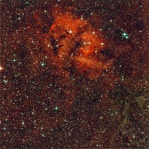 The Lion Nebula, or Sh2-132