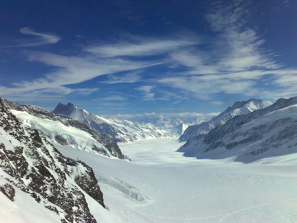 Aletsch glacier glacier switzerland