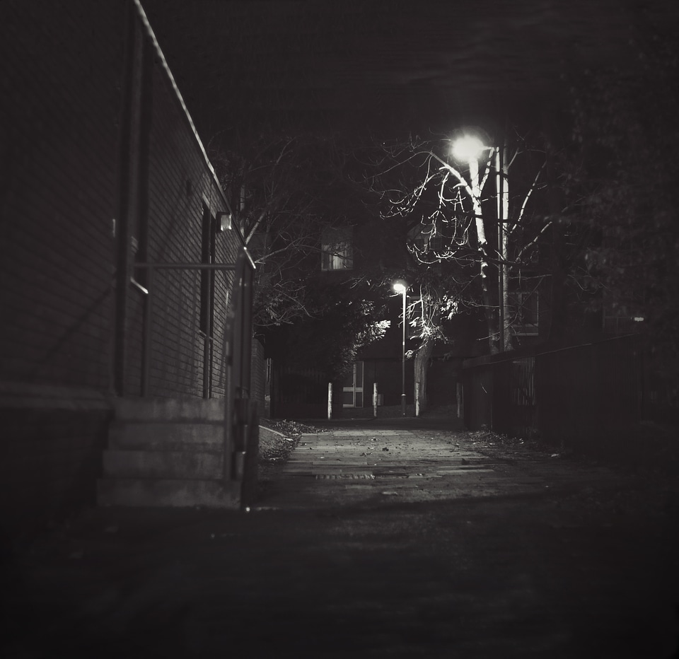 Street evening dusk