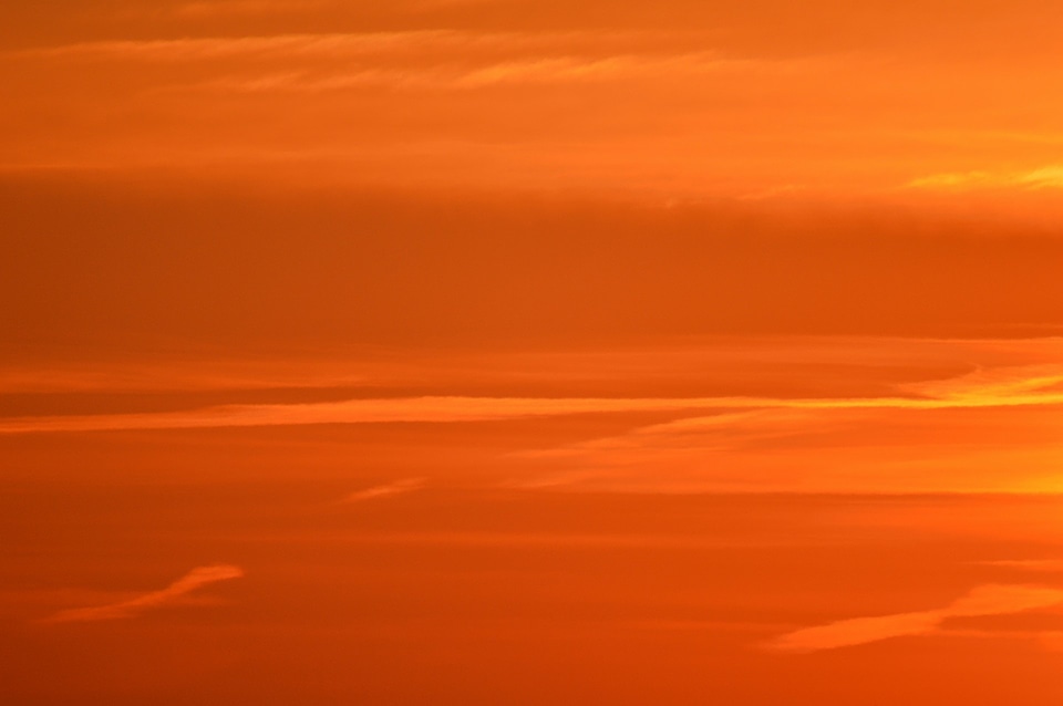 Sunrise twilight atmosphere