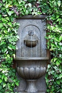 Wall water water flowing