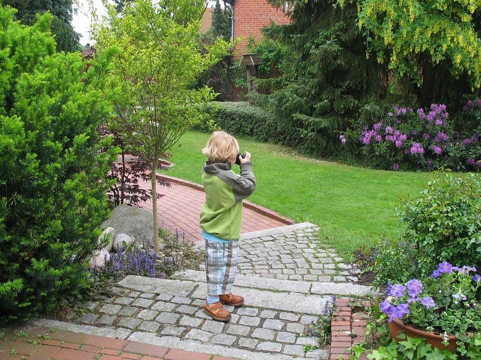 First steps camera photograph