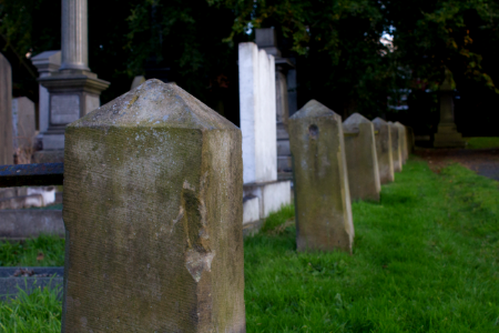 Scholemoore cemetery. Bradford. Old Jewish area photo