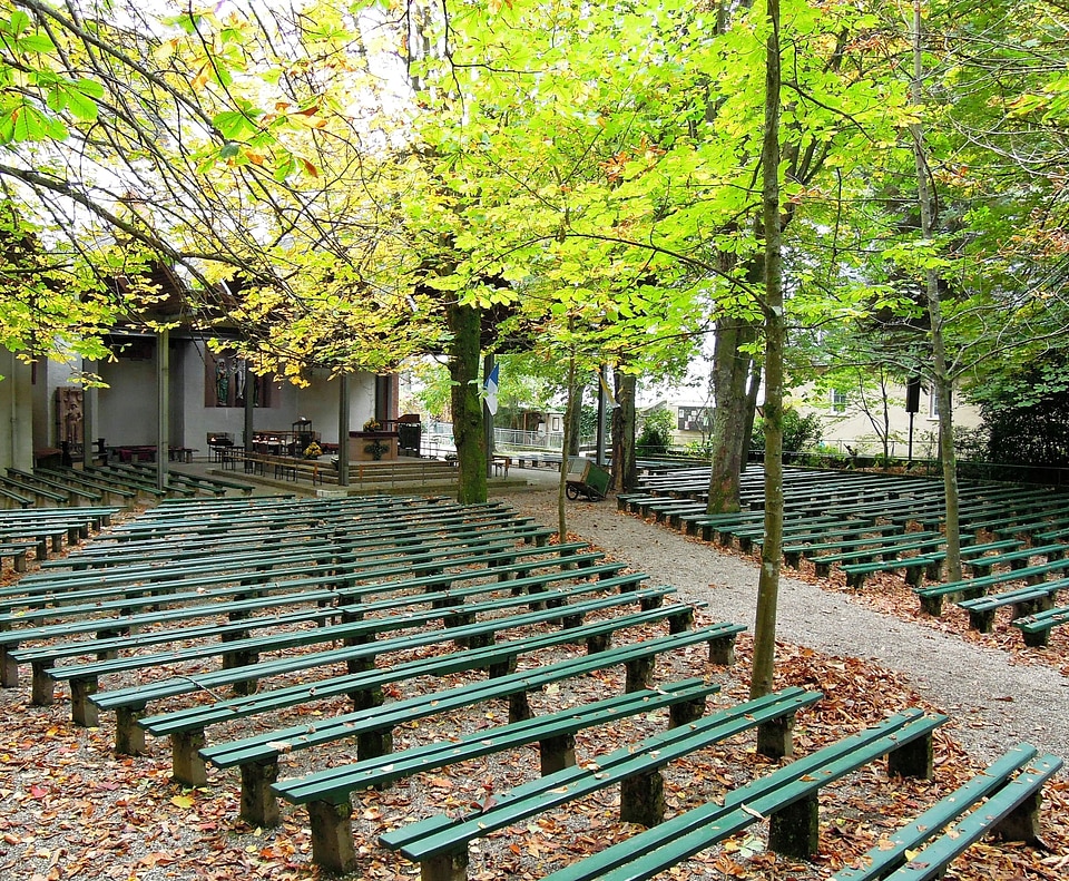 Open air podium stage open air theatre