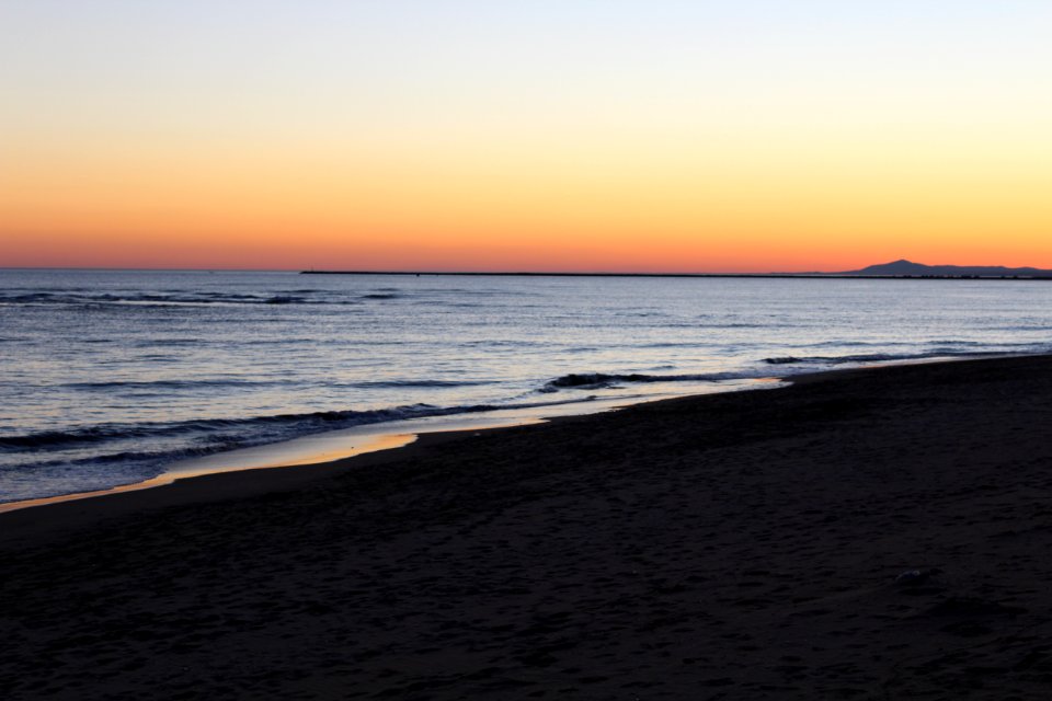 Atardecer en Isla Canela. Ayamonte (Huelva).