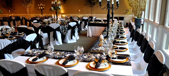 Dinning Table Decoration for Reception