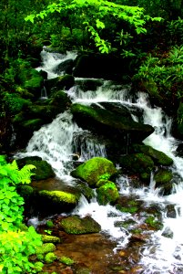 Seasonal Waterfall Smoky Mountains photo