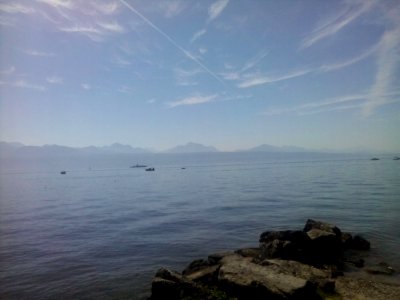 Lausanne : le lac du Bourget à 180° (6/7)