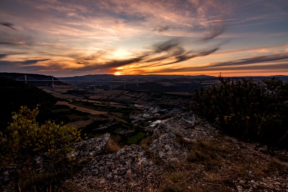 Couché de soleil Millau