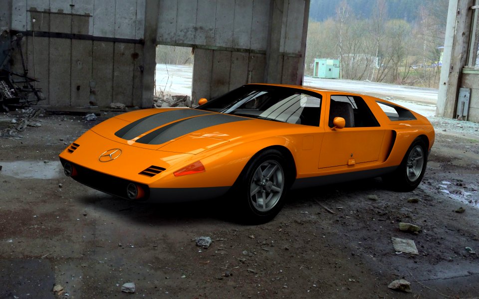 Mercedes Benz C111 front