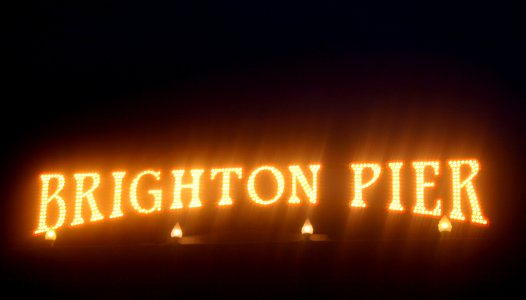 Brighton Pier Sign (8pt Star Filter)