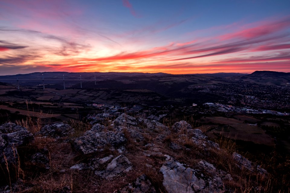 Couché de soleil Millau