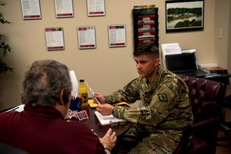 Arkansas National Guard Education Office Holds Education Fair