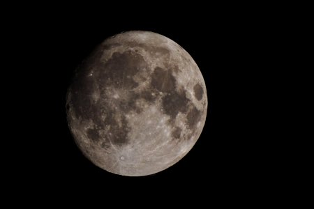 a detailed moon photo