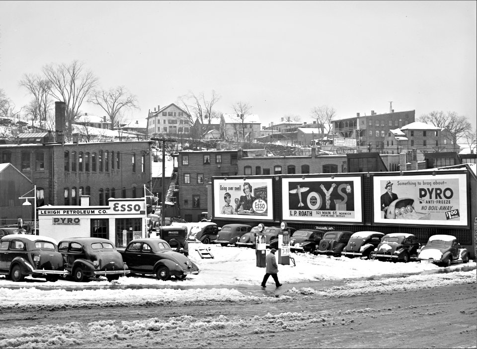 Winter's Wand: After a snowstorm in Norwich, Connecticut, November 1940.