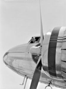 Last Call: Waiting for instructions to take off. Washington D.C. municipal airport, July 1941.