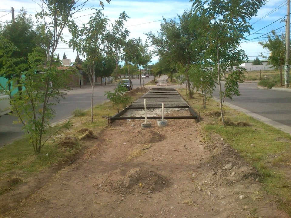 vereda en construccion