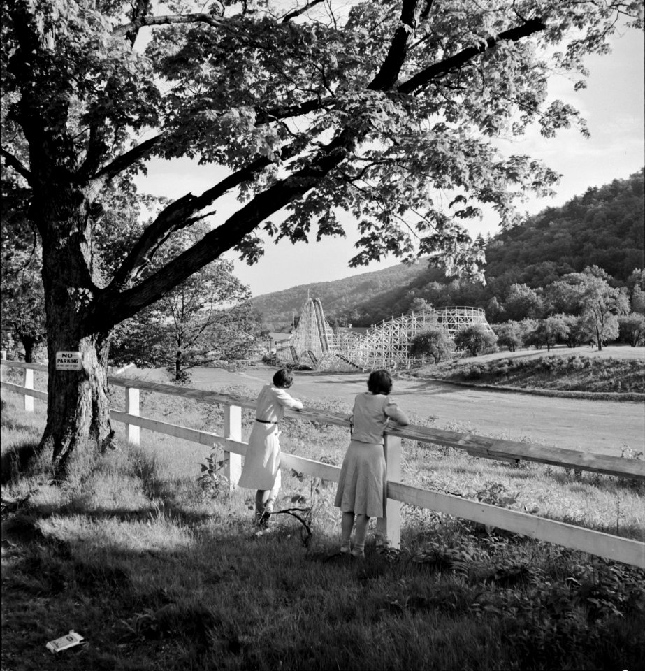 Park Pastoral: Amusement park in Southington, Connecticut. May 1942.