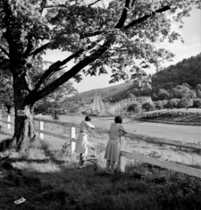 Park Pastoral: Amusement park in Southington, Connecticut. May 1942.