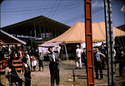 Strength Test: At the Vermont state fair, Rutland, September 1941.