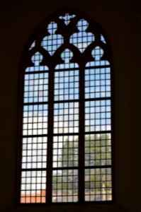 20170811 churchwindow. There is something outside... photo