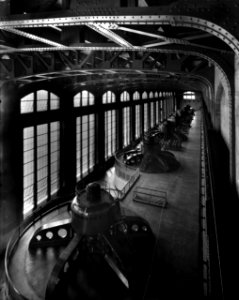 Halls of Power: Turbine hall of the Conowingo Hydroelectric Plant, 1930. photo