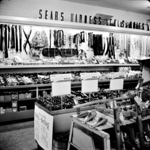 Harness the Savings: Sears & Roebuck store in Syracuse, New York, 1941.