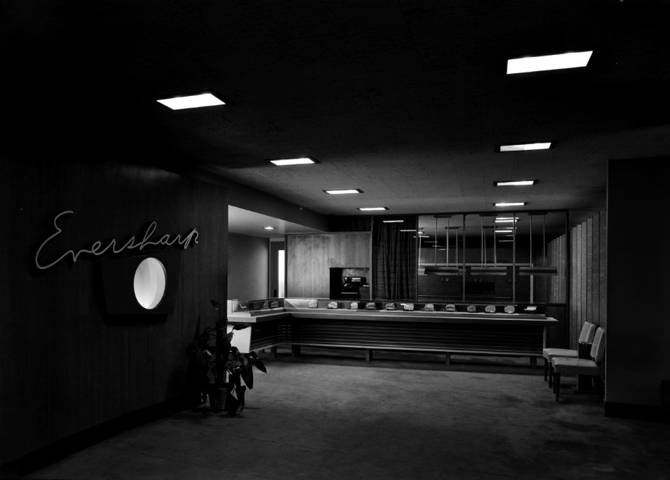 Foyer of Eversharp, Inc. in the Empire State Building, New York City. March 3, 1946.
