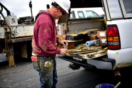 Soil Testing at the All American Drop Zone on Camp Robinson photo