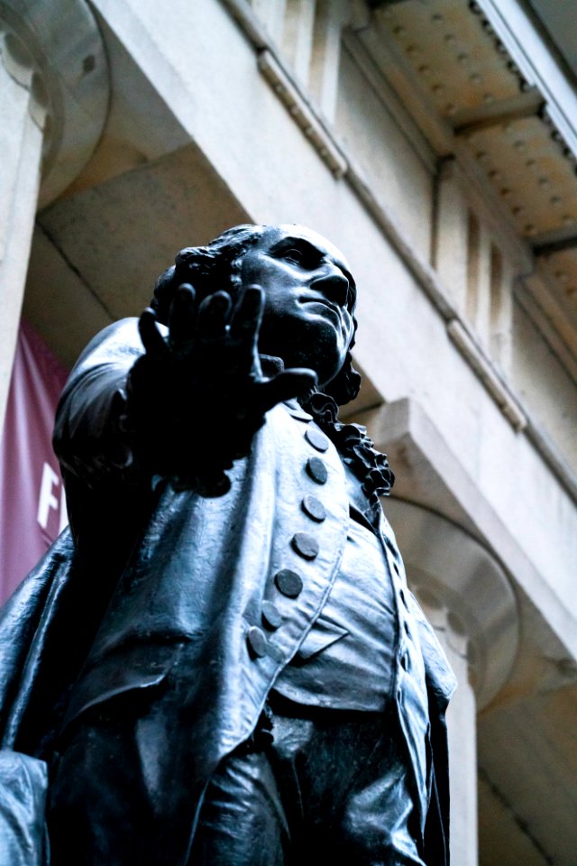 George Washington's hand, Federal Hall